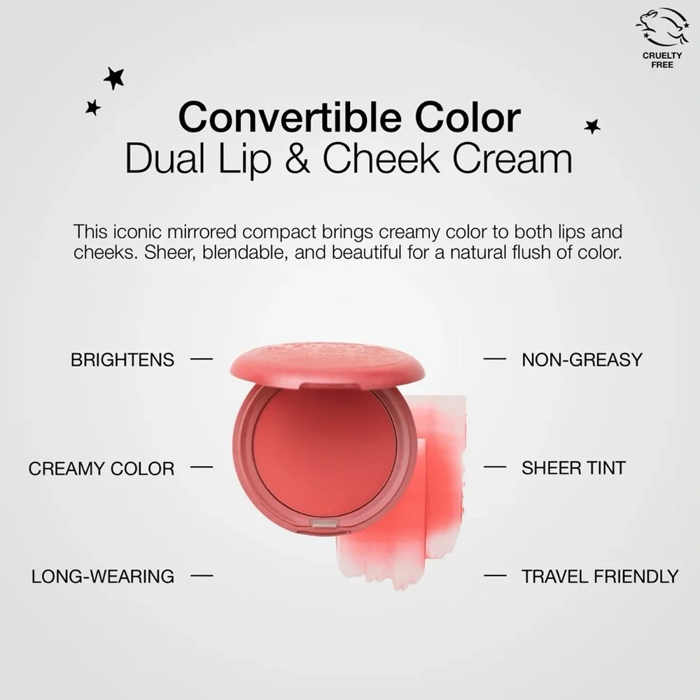Stila Convertible Color Dual Lip & Cheek Cream - PETUNIA